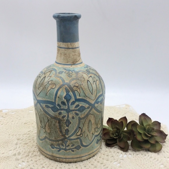 Other - Decorative Vase Moroccan Style 10” tall